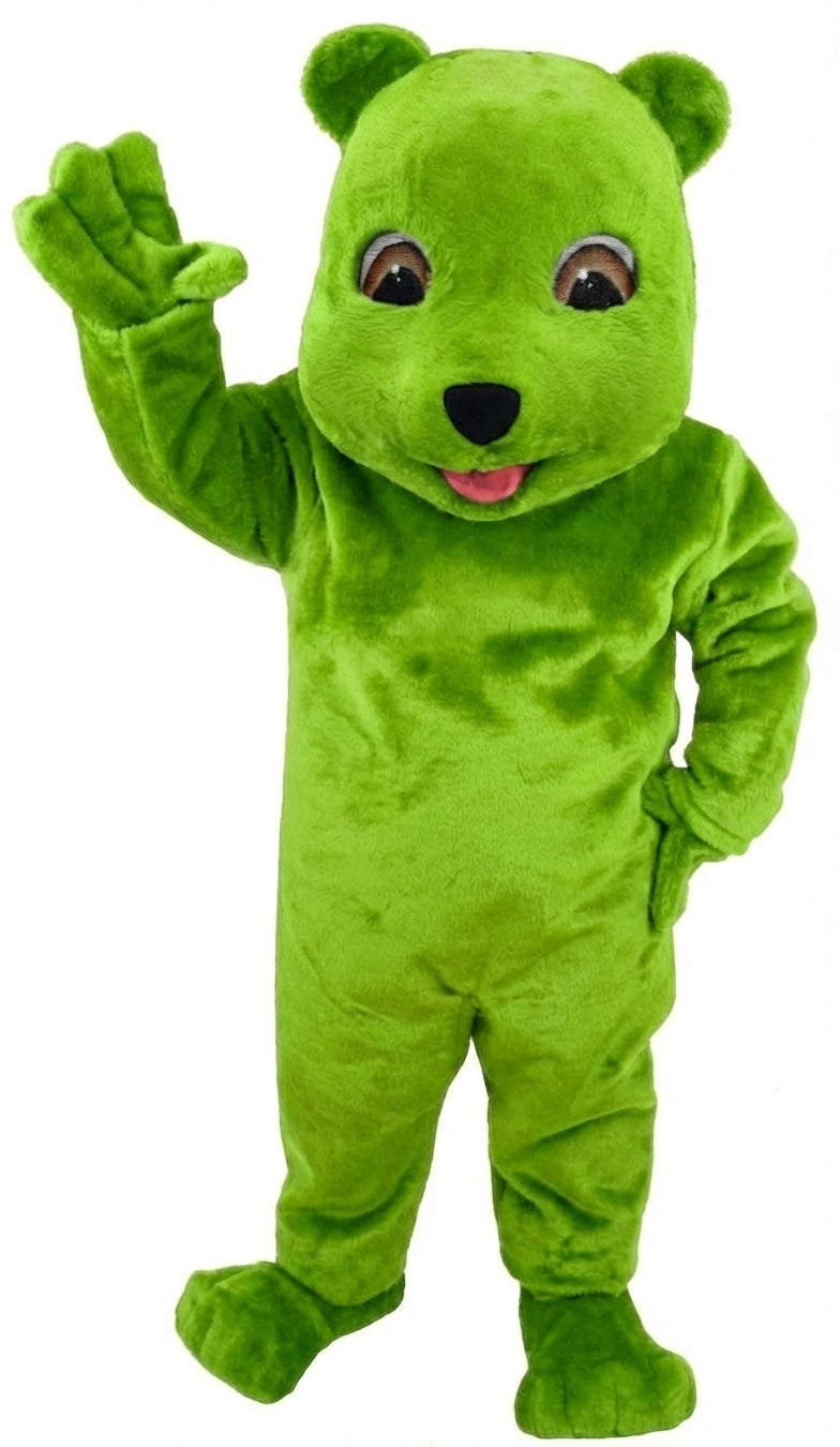 Choco Bear Mascot (Thermolite) - Short fur / Lime mascot costume