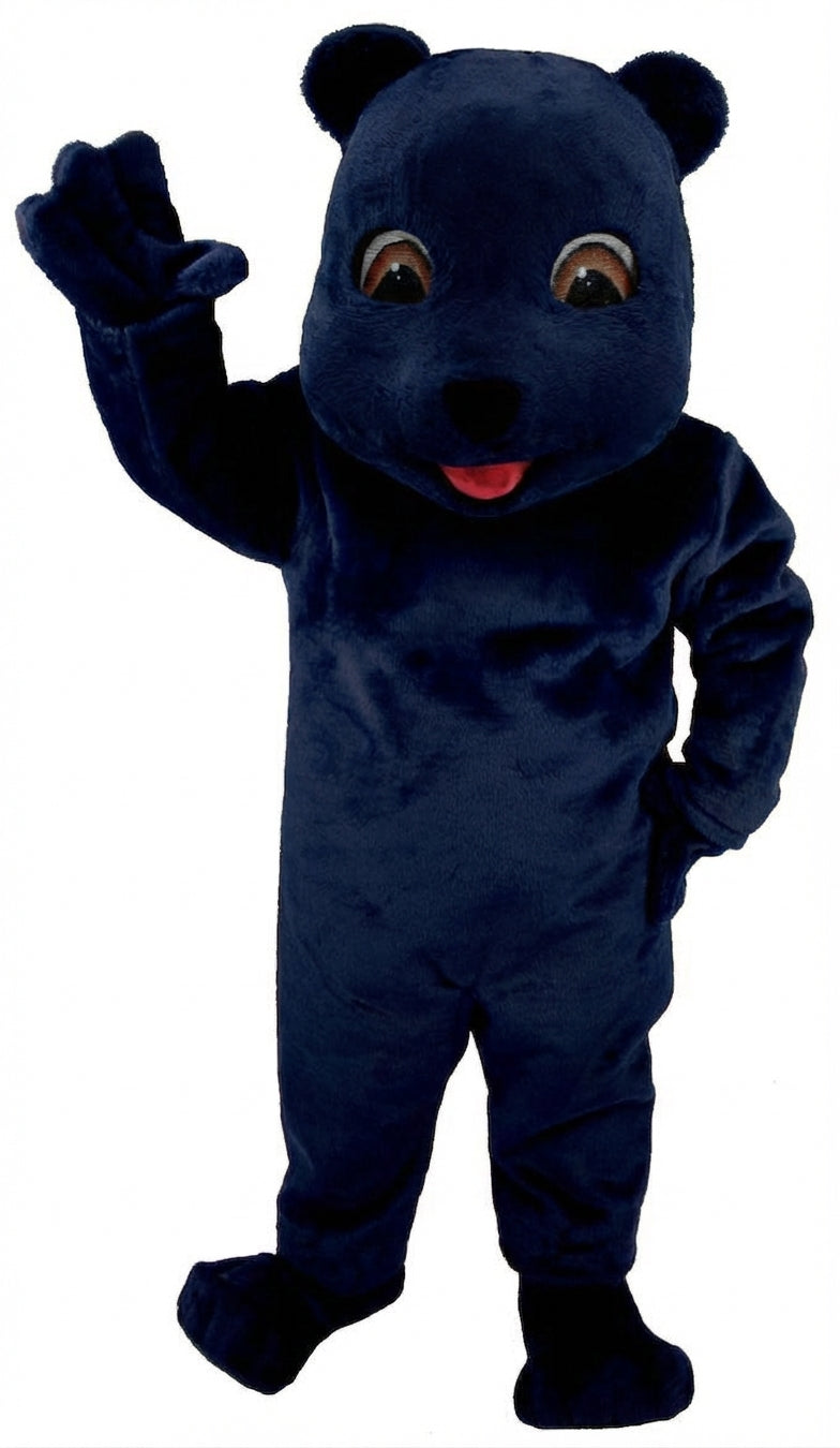 Choco Bear Mascot (Thermolite) - Short fur / Navy Blue mascot costume