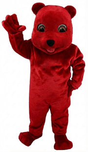 Choco Bear Mascot (Thermolite) - Short fur / Red mascot costume
