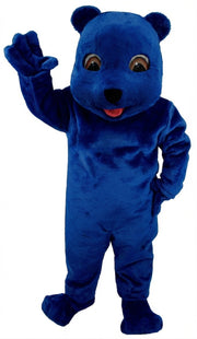 Choco Bear Mascot (Thermolite) - Short fur / Royal blue mascot costume