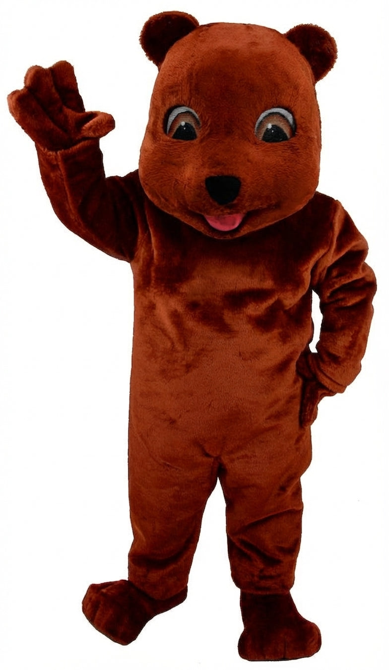 Choco Bear Mascot (Thermolite) - Short fur / Rust mascot costume