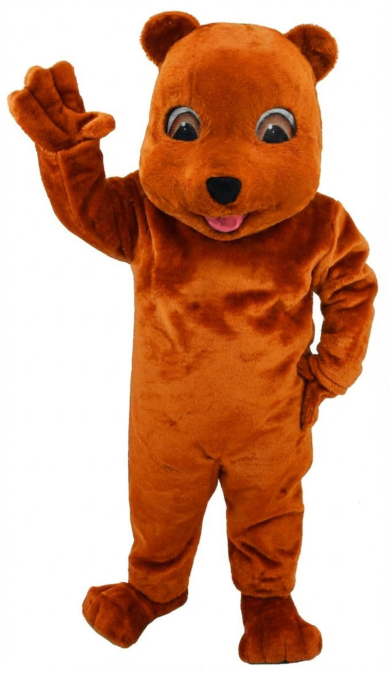 Choco Bear Mascot (Thermolite) - Short fur / Tiger Orange mascot costume