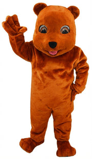 Choco Bear Mascot (Thermolite) - Short fur / Tiger Orange mascot costume