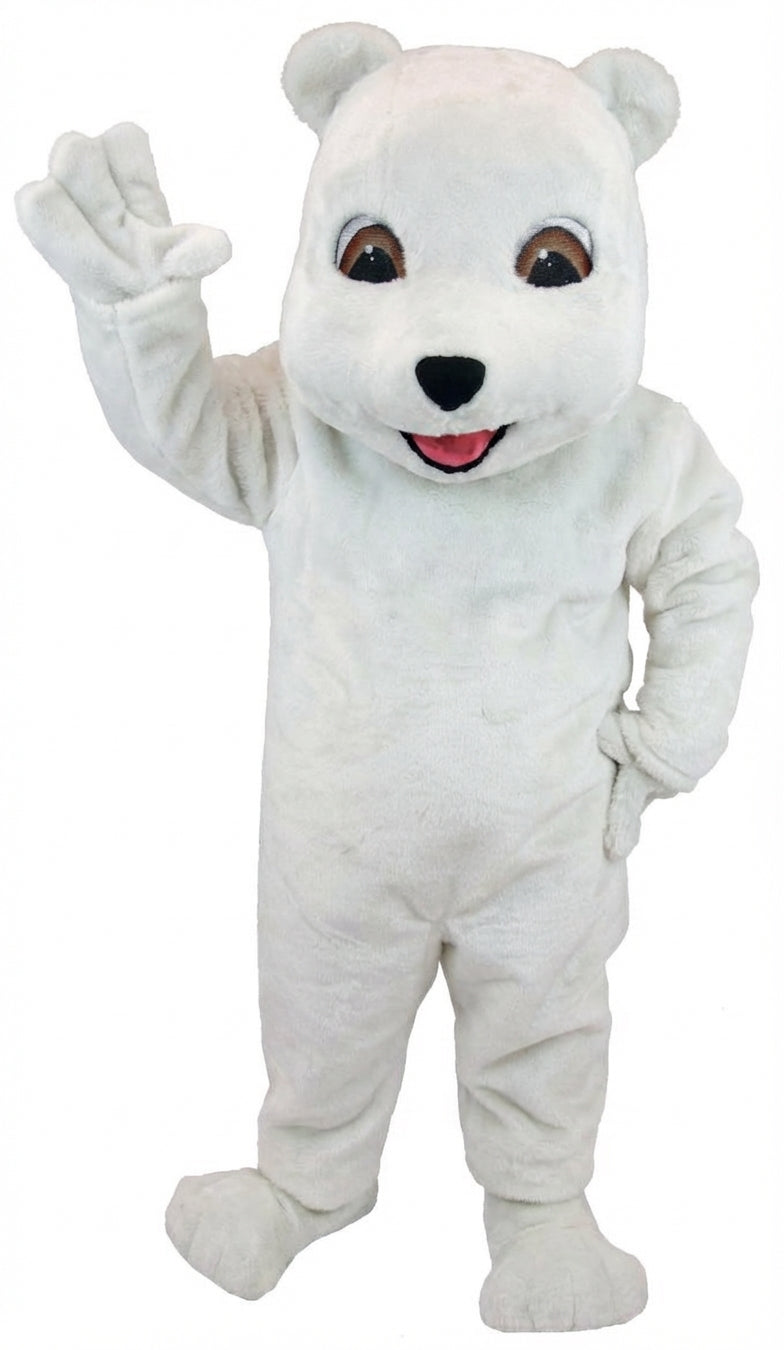 Choco Bear Mascot (Thermolite) - Short fur / White mascot costume
