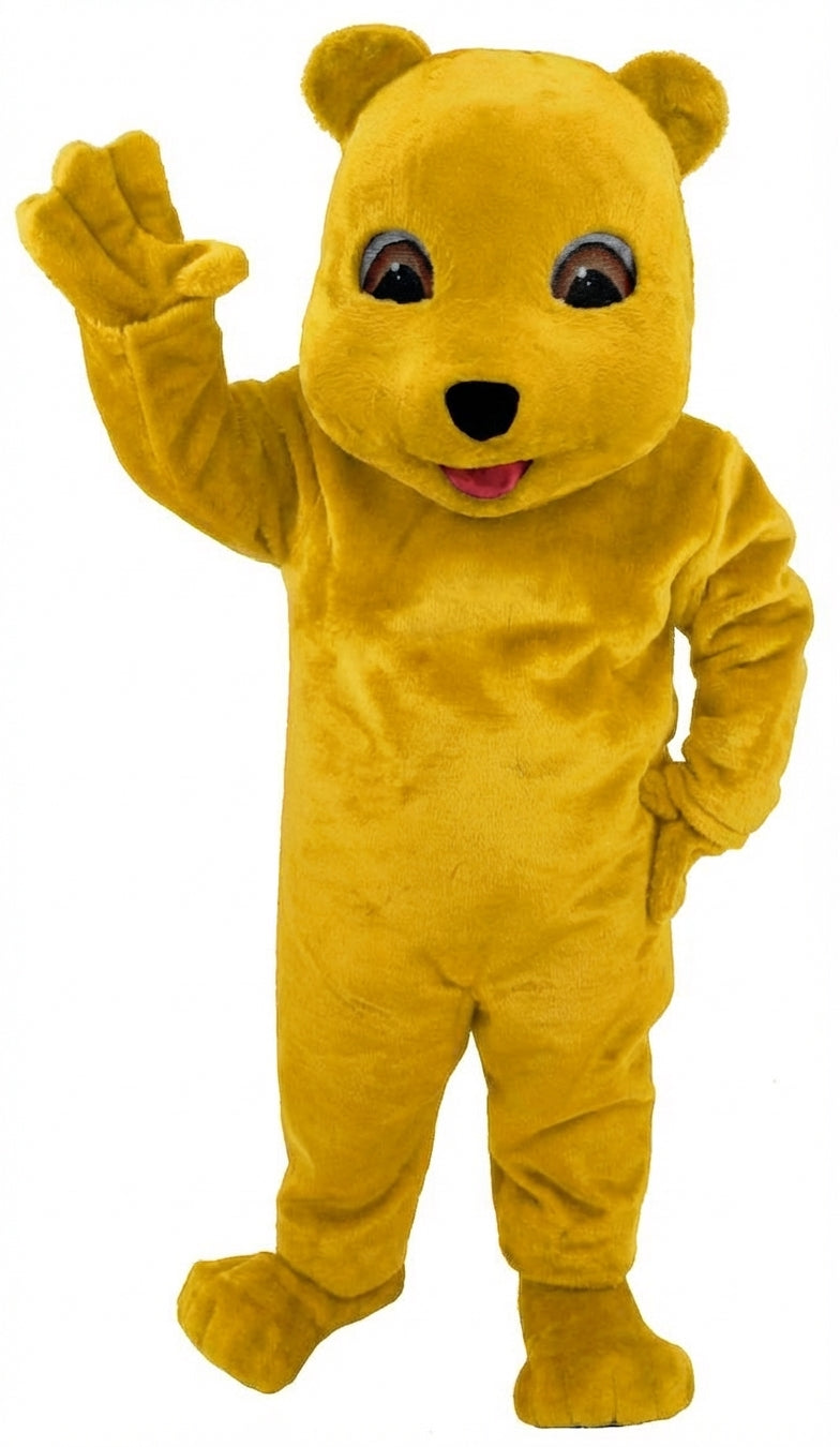 Choco Bear Mascot (Thermolite) - Short fur / Yellow mascot costume