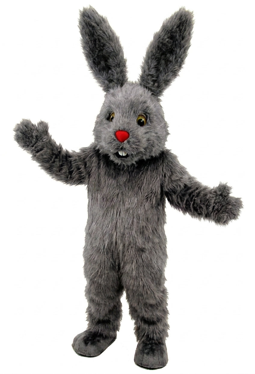 Chocolate Bunny Mascot (Thermolite) - Long fur / Grey mascot costume