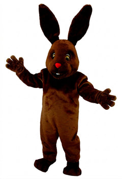 Chocolate Bunny Mascot (Thermolite) - Medium fur / Brown mascot costume