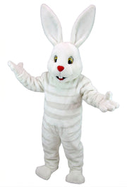 Chocolate Bunny Mascot (Thermolite) - Short fur / Albino Tiger mascot costume