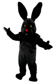 Chocolate Bunny Mascot (Thermolite) - Short fur / Black mascot costume