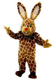 Chocolate Bunny Mascot (Thermolite) - Short fur / Giraffe mascot costume