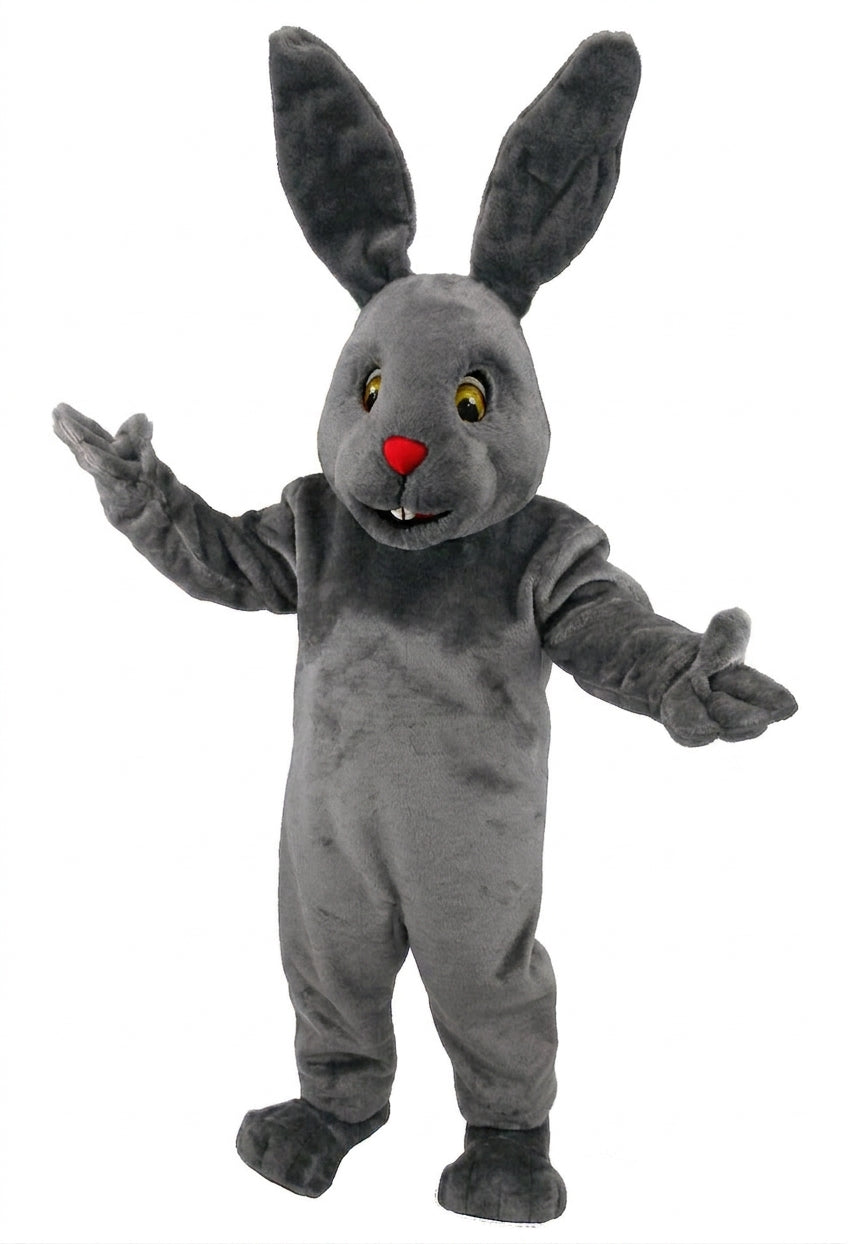 Chocolate Bunny Mascot (Thermolite) - Short fur / Grey mascot costume