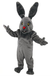 Chocolate Bunny Mascot (Thermolite) - Short fur / Grey mascot costume