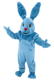 Chocolate Bunny Mascot (Thermolite) - Short fur / Light blue mascot costume