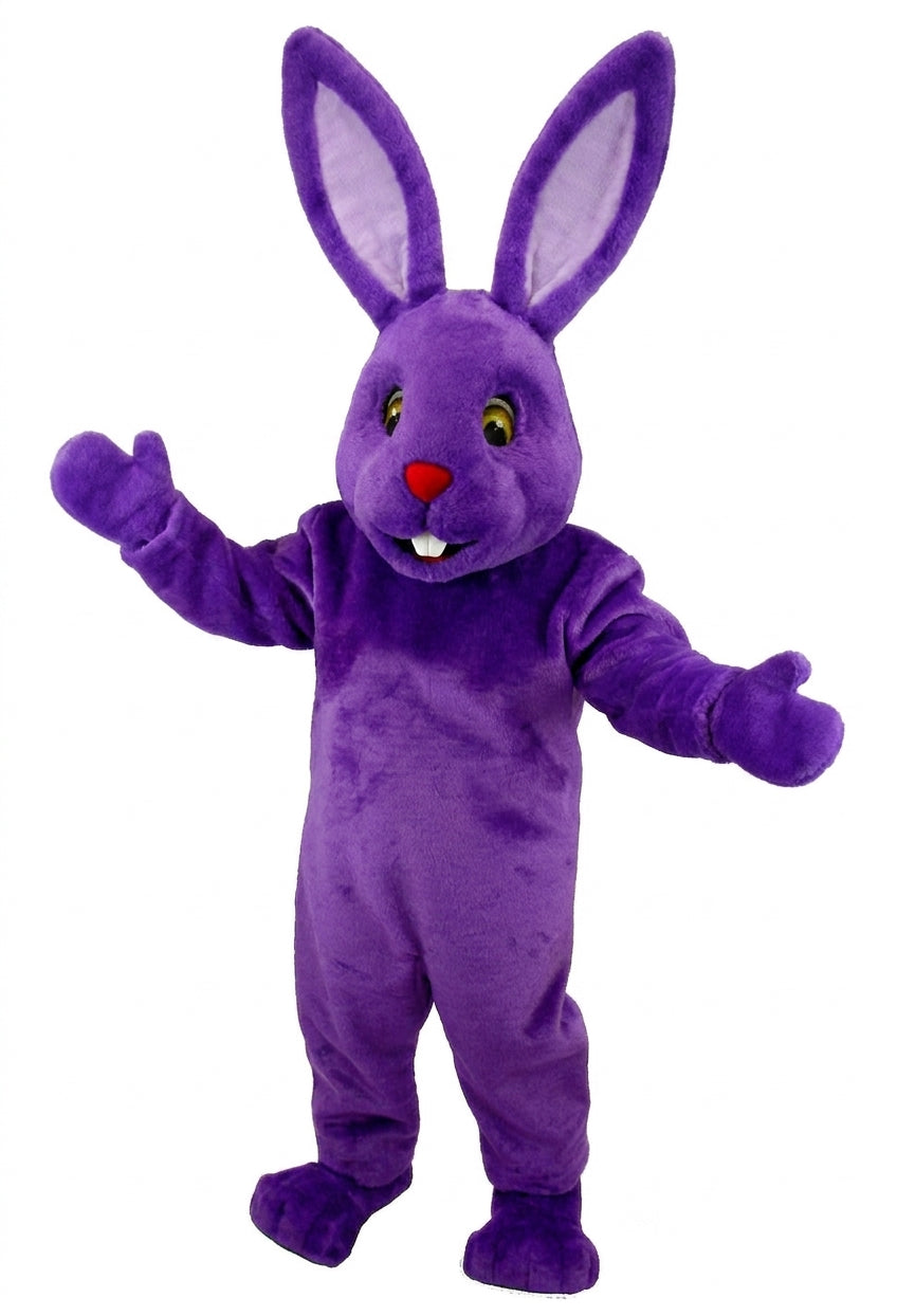 Chocolate Bunny Mascot (Thermolite) - Short fur / Purple mascot costume