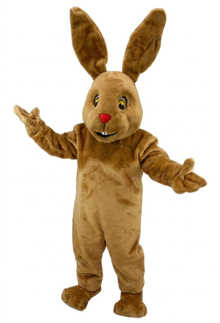 Chocolate Bunny Mascot (Thermolite) - Short fur / Tan mascot costume