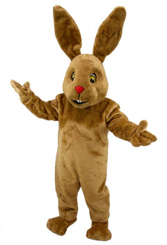 Chocolate Bunny Mascot (Thermolite) - Short fur / Tan mascot costume