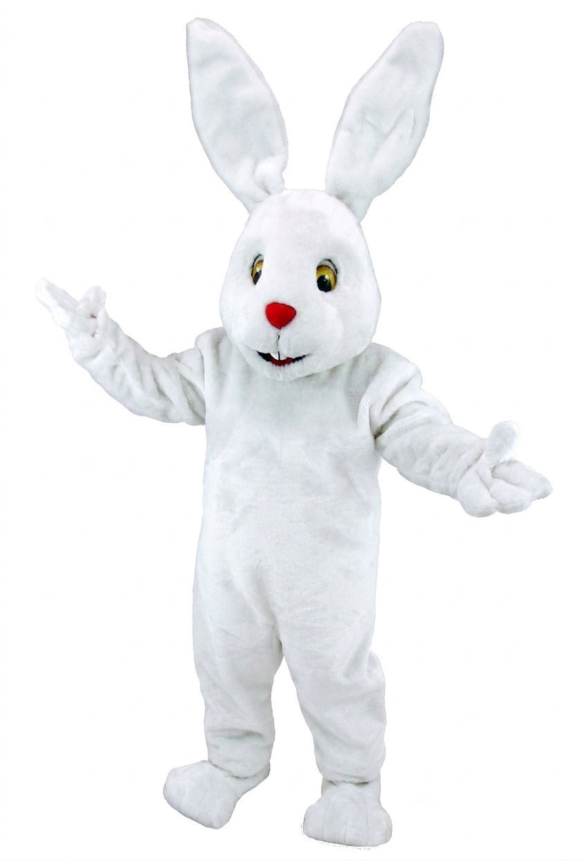 Chocolate Bunny Mascot (Thermolite) - Short fur / White mascot costume