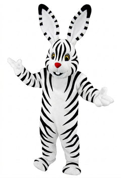 Chocolate Bunny Mascot (Thermolite) - Short fur / Zebra mascot costume