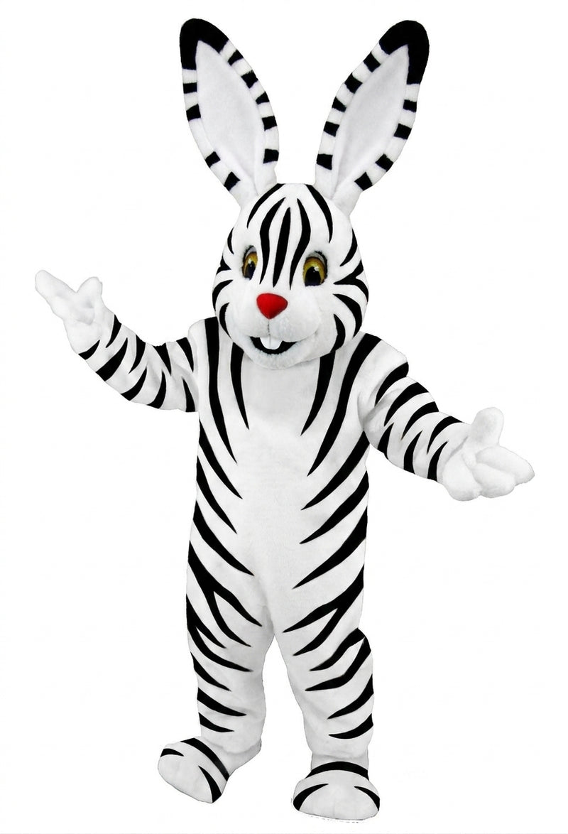 Chocolate Bunny Mascot (Thermolite) - Short fur / Zebra mascot costume