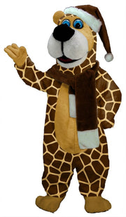 Christmas Bear Mascot (Thermolite) - Short fur / Giraffe mascot costume