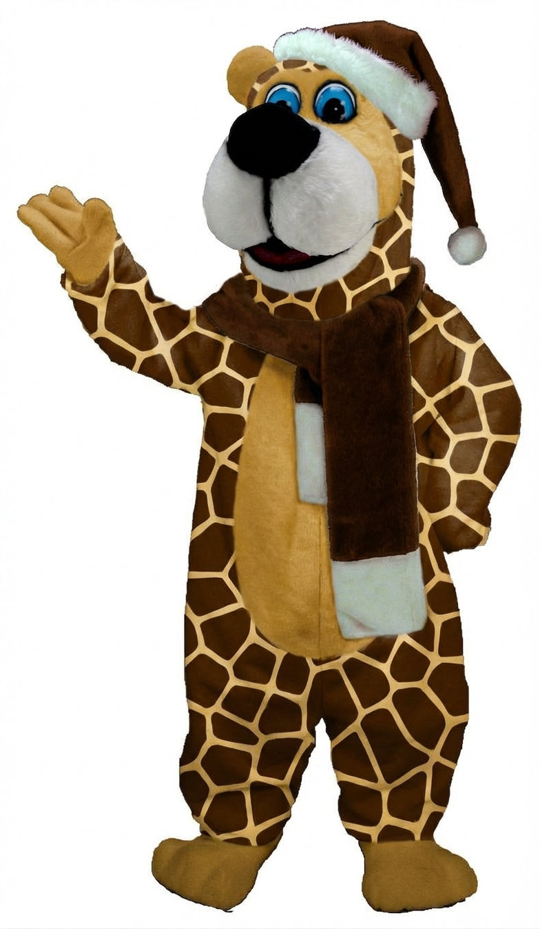 Christmas Bear Mascot (Thermolite) - Short fur / Giraffe mascot costume