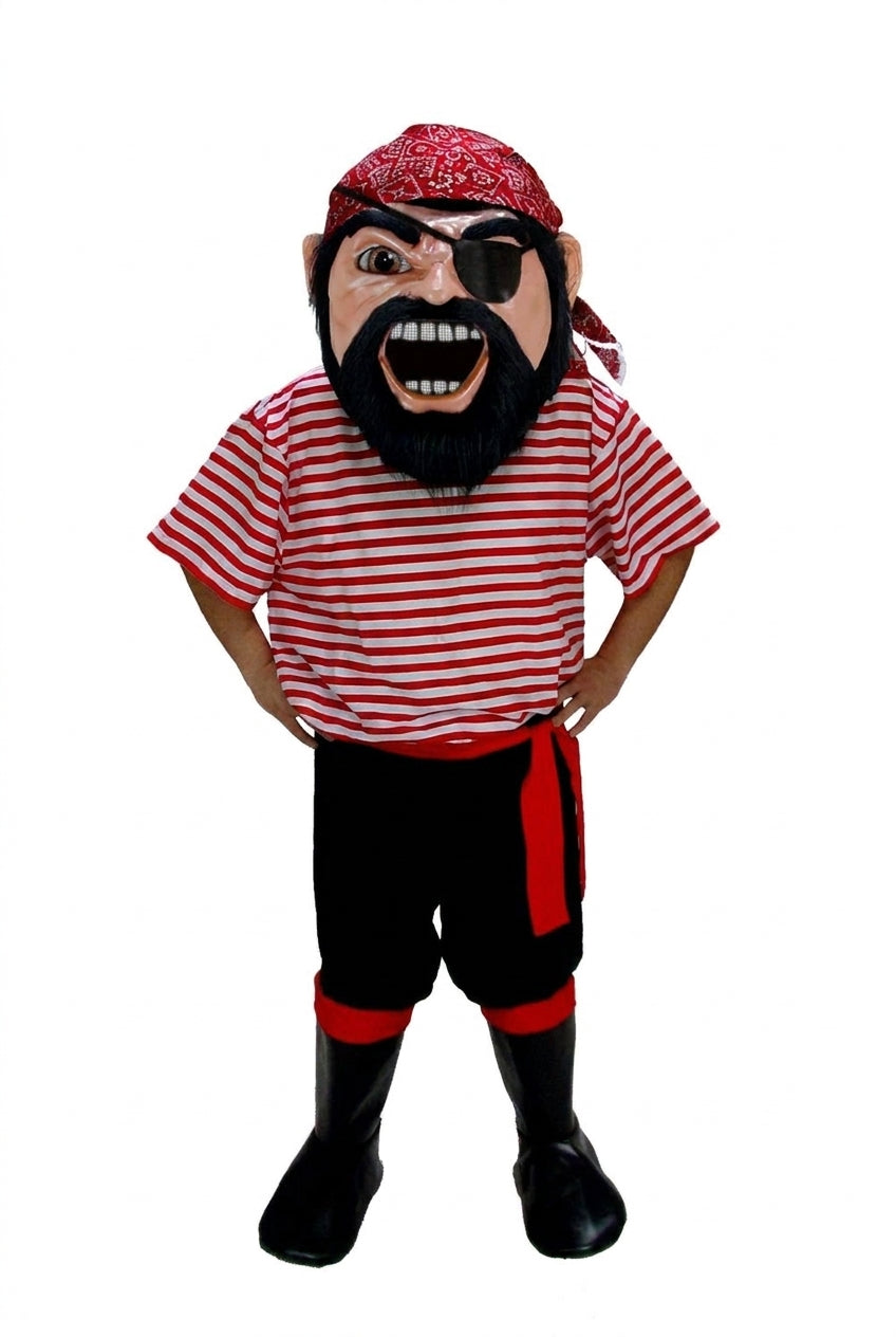 Col. Keel Haul Pirate Mascot Costume (Thermolite) - professional mascot costume from The Mascot Store