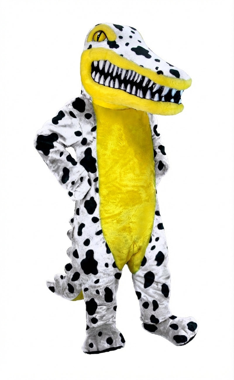 Crocodile Mascot (Thermolite) - Short fur / Dalmatian mascot costume