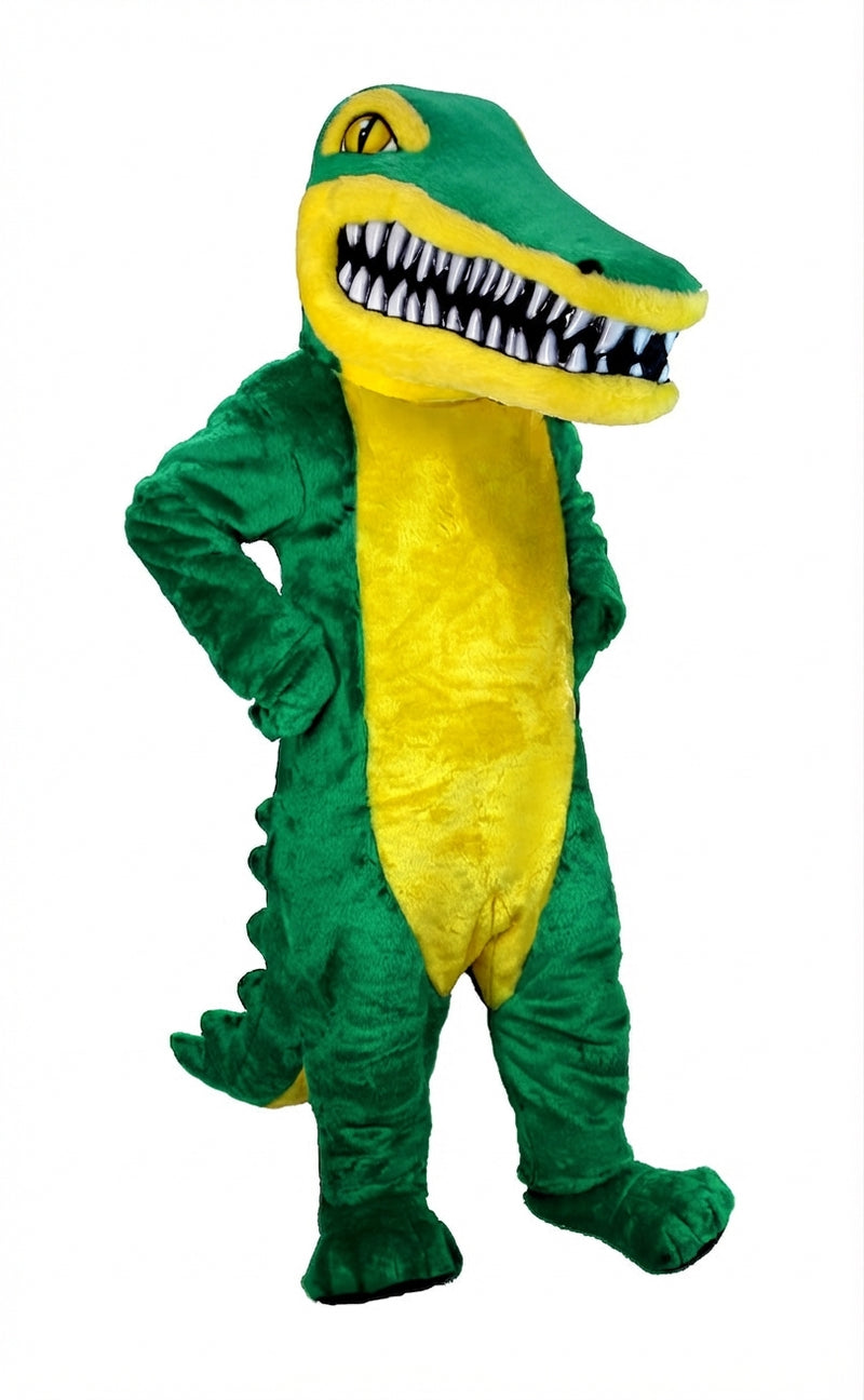 Crocodile Mascot (Thermolite) - Short fur / Green mascot costume