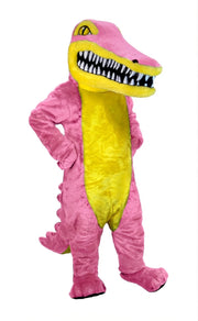 Crocodile Mascot (Thermolite) - Short fur / Pink mascot costume