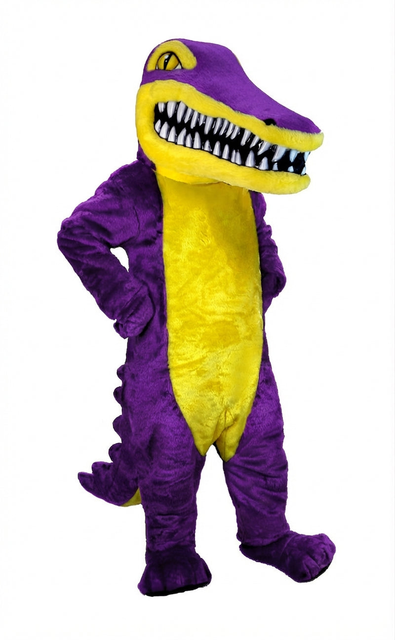 Crocodile Mascot (Thermolite) - Short fur / Purple mascot costume