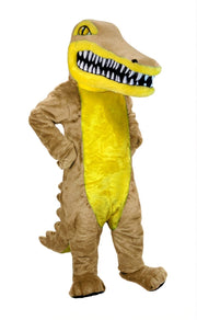 Crocodile Mascot (Thermolite) - Short fur / Tan mascot costume