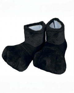 Black Deluxe Mascot Feet - plush mascot costume shoe covers | The Mascot Store