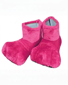 Bright Pink Deluxe Mascot Feet - plush mascot costume shoe covers | The Mascot Store