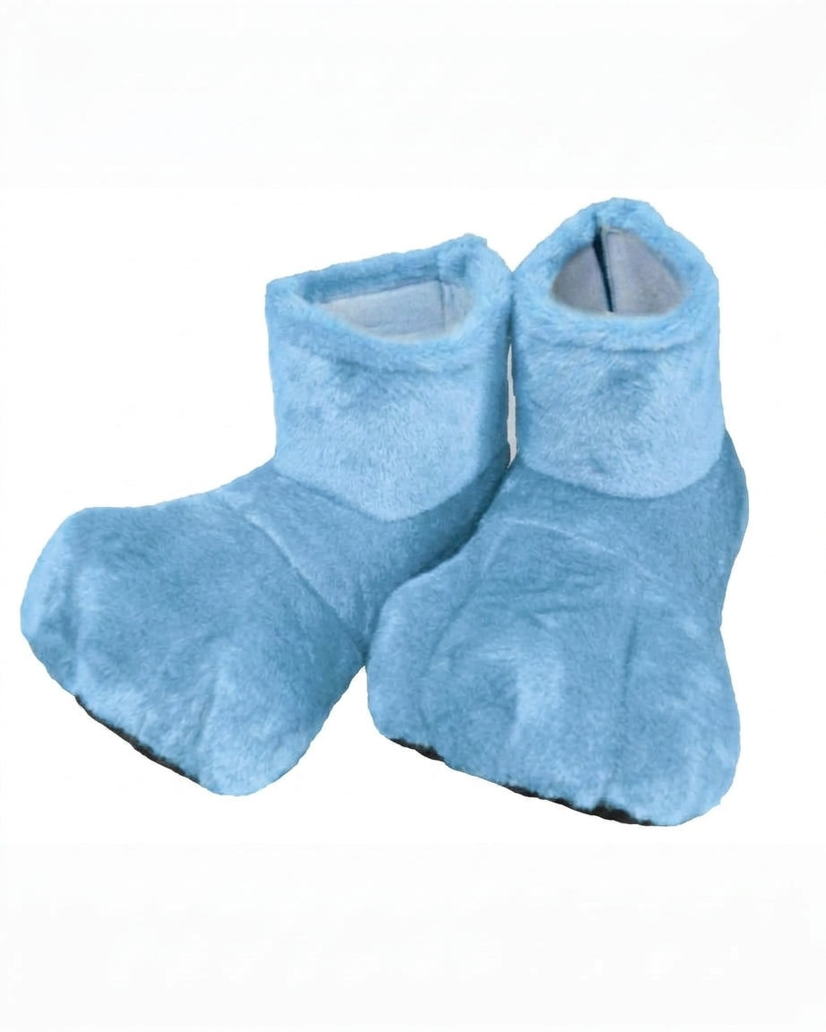 Light blue Deluxe Mascot Feet - plush mascot costume shoe covers | The Mascot Store