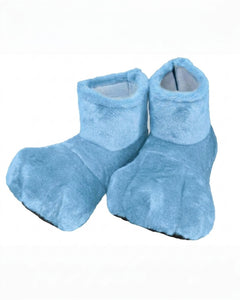 Light blue Deluxe Mascot Feet - plush mascot costume shoe covers | The Mascot Store