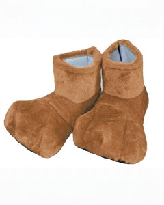 Light Brown Deluxe Mascot Feet - plush mascot costume shoe covers | The Mascot Store
