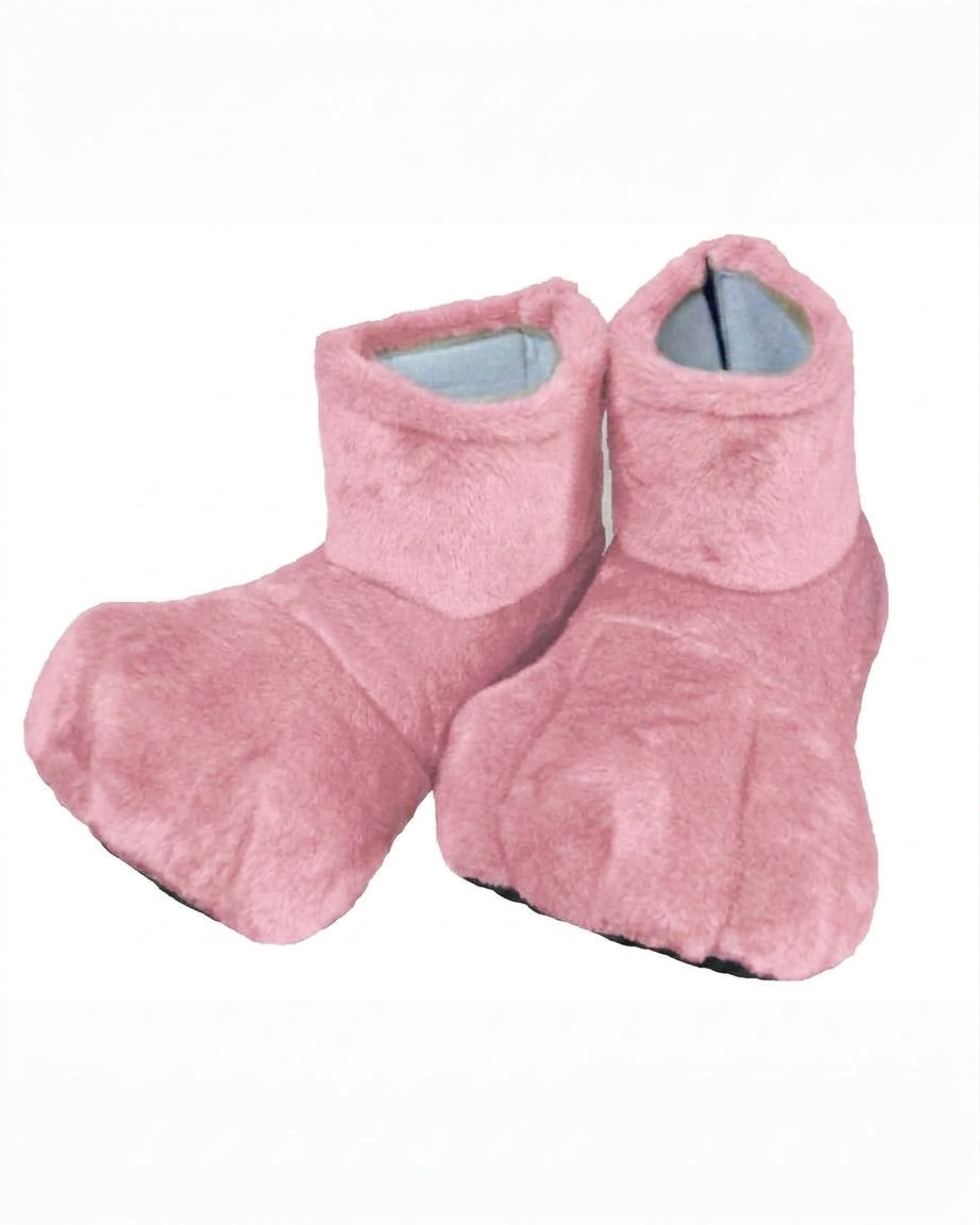 Pink Deluxe Mascot Feet - plush mascot costume shoe covers | The Mascot Store