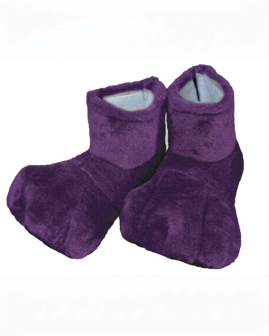 Purple Deluxe Mascot Feet - plush mascot costume shoe covers | The Mascot Store