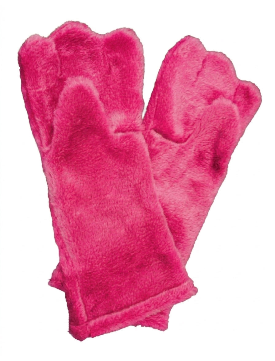 Bright Pink Deluxe Mascot Mitts - plush mascot costume gloves | The Mascot Store