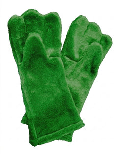 Green Deluxe Mascot Mitts - plush mascot costume gloves | The Mascot Store