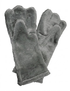 Grey Deluxe Mascot Mitts - plush mascot costume gloves | The Mascot Store
