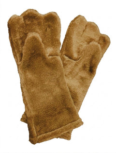 Light Brown Deluxe Mascot Mitts - plush mascot costume gloves | The Mascot Store