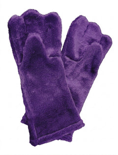 Purple Deluxe Mascot Mitts - plush mascot costume gloves | The Mascot Store