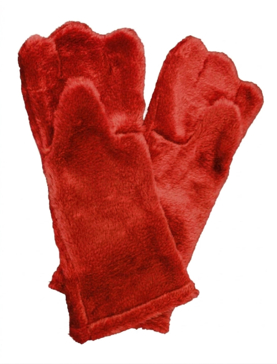 Red Deluxe Mascot Mitts - plush mascot costume gloves | The Mascot Store