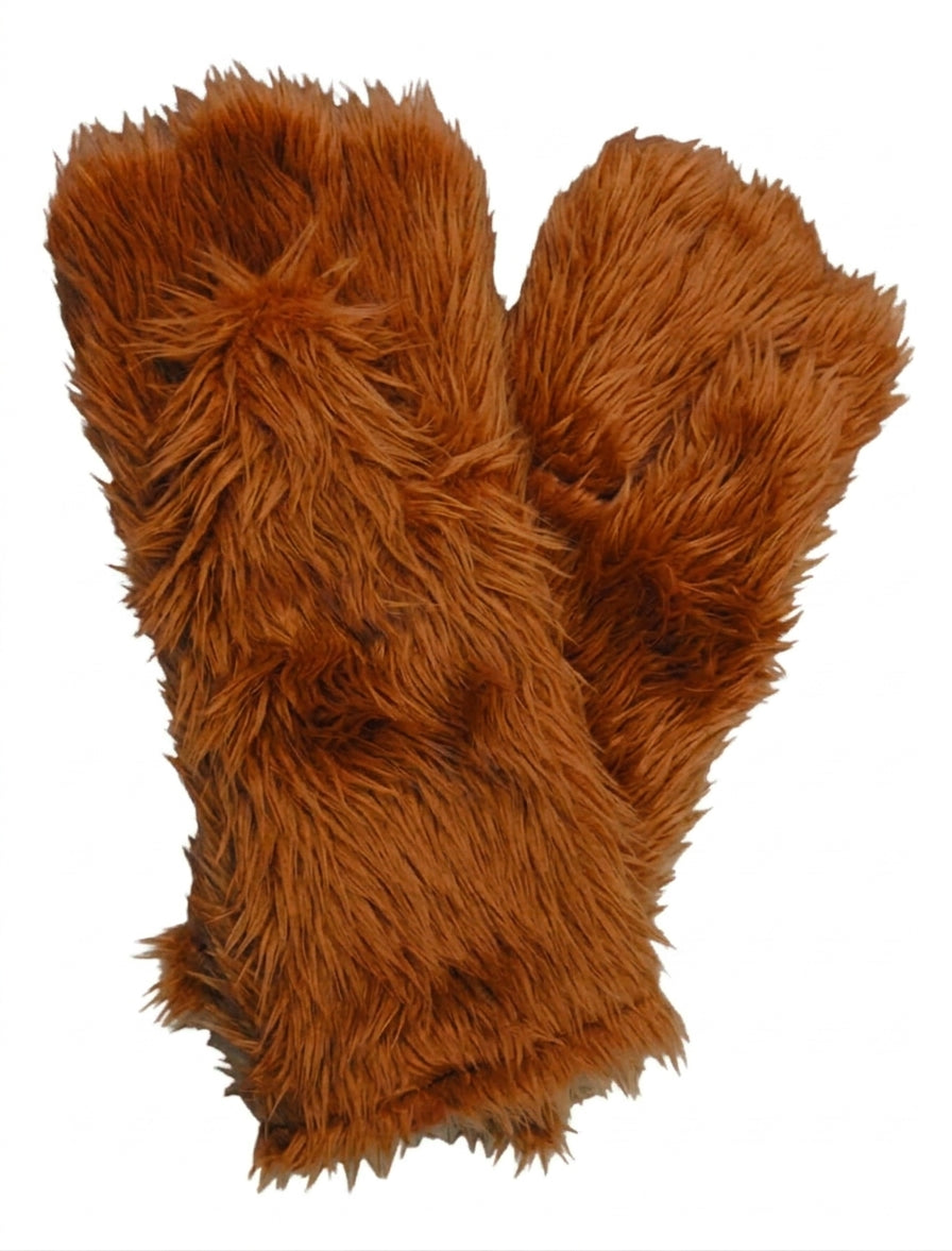 Rust Deluxe Mascot Mitts - plush mascot costume gloves | The Mascot Store