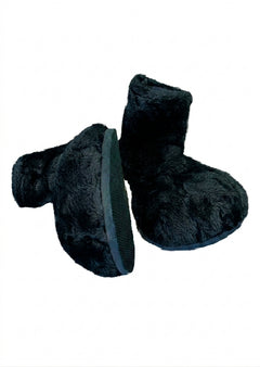 Black Deluxe Mascot Parade Feet - plush mascot costume shoe covers | The Mascot Store
