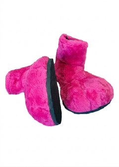 Bright Pink Deluxe Mascot Parade Feet - plush mascot costume shoe covers | The Mascot Store