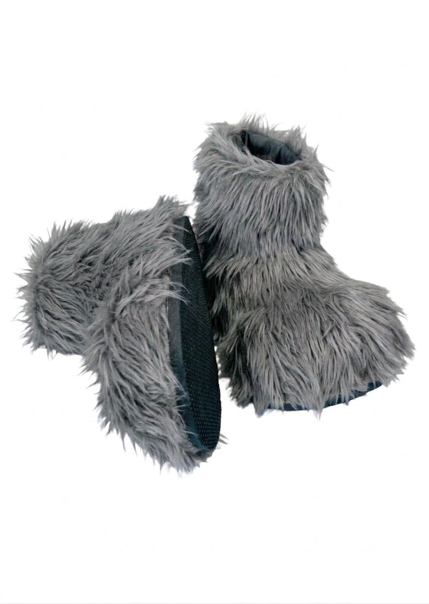 Green Deluxe Mascot Parade Feet - plush mascot costume shoe covers | The Mascot Store