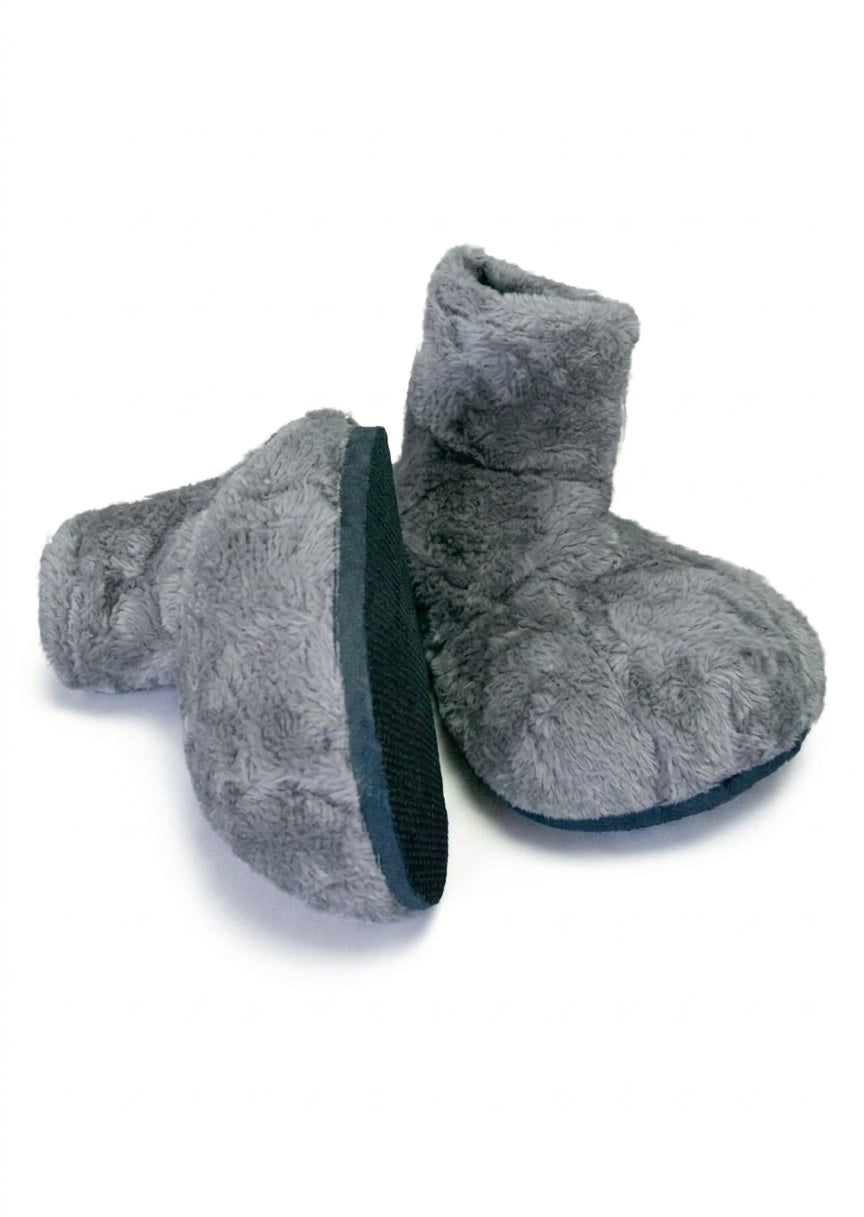 Grey Deluxe Mascot Parade Feet - plush mascot costume shoe covers | The Mascot Store