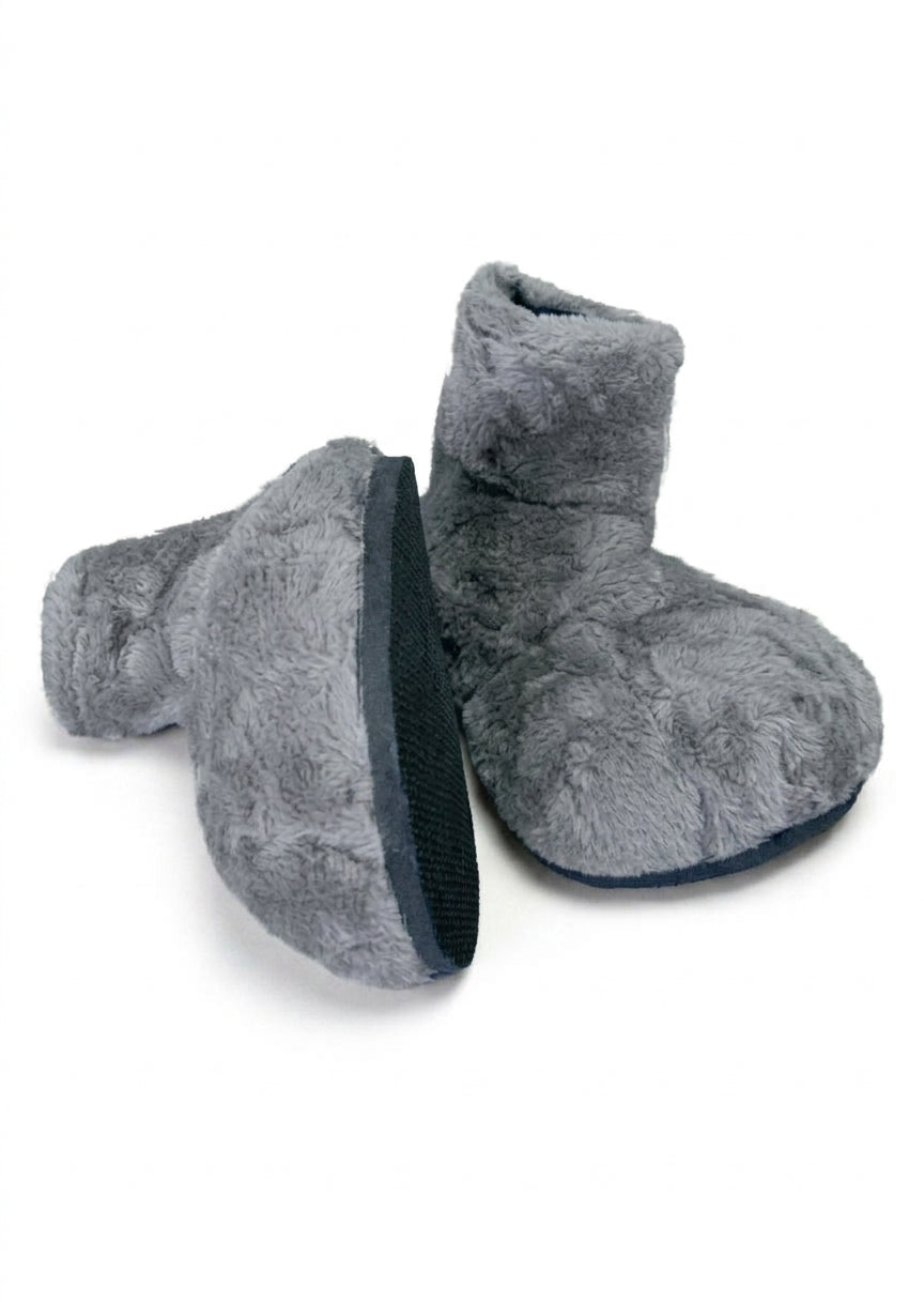 Grey Deluxe Mascot Parade Feet - plush mascot costume shoe covers | The Mascot Store
